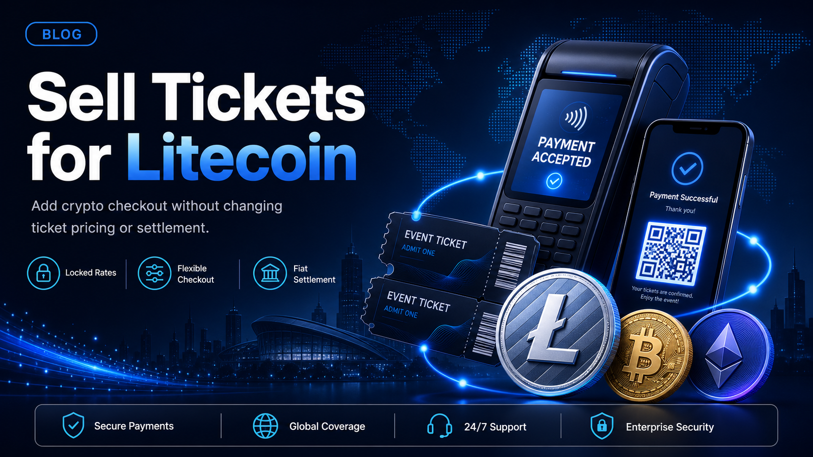 How to sell tickets for Litecoin