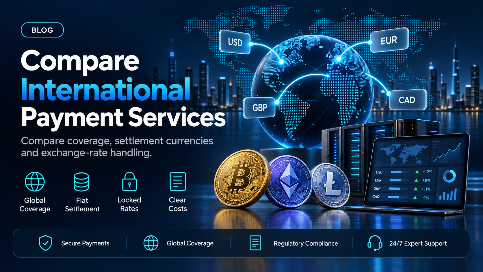 International payment processing services compared