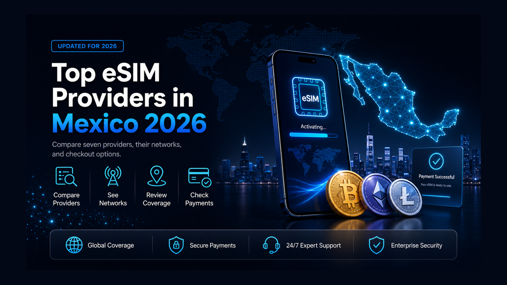 Top eSIM providers in Mexico in 2026