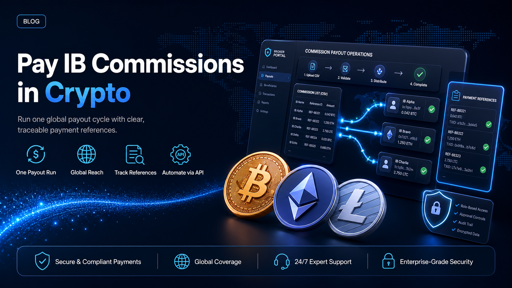 How to pay introducing broker commissions in stablecoins or crypto