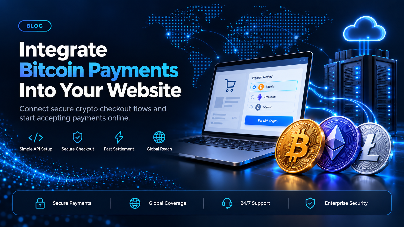 Integrate bitcoin payment into website: what it actually takes