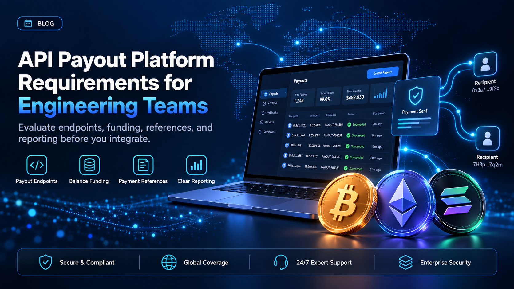 API payout platform requirements for engineering teams