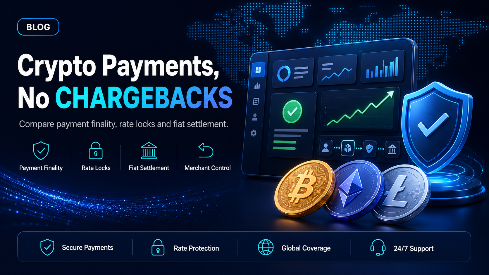 The best crypto payment gateway with no chargebacks to accept stablecoins or crypto in 2026