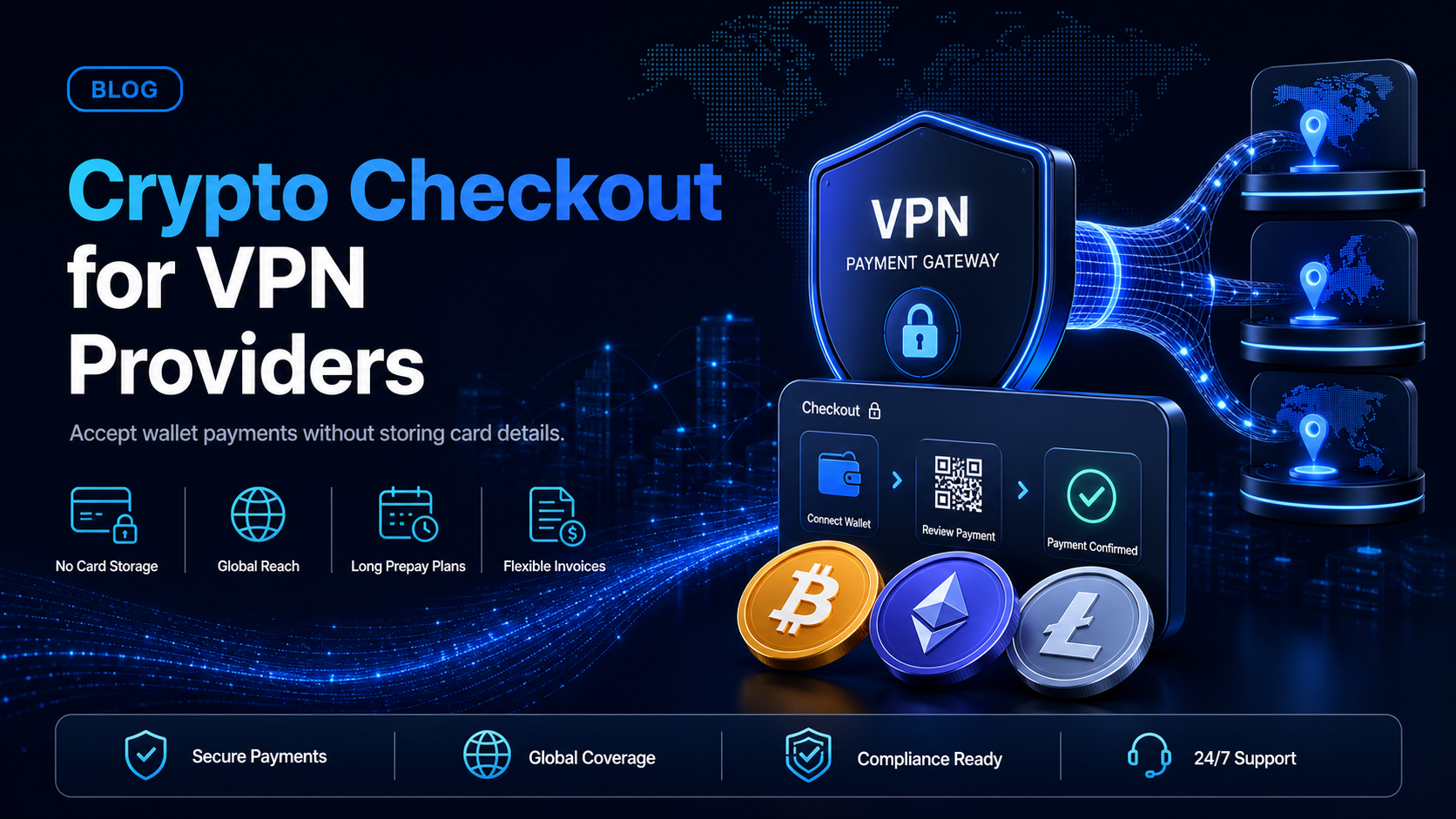 Crypto payment gateway for VPN providers: stablecoins or crypto