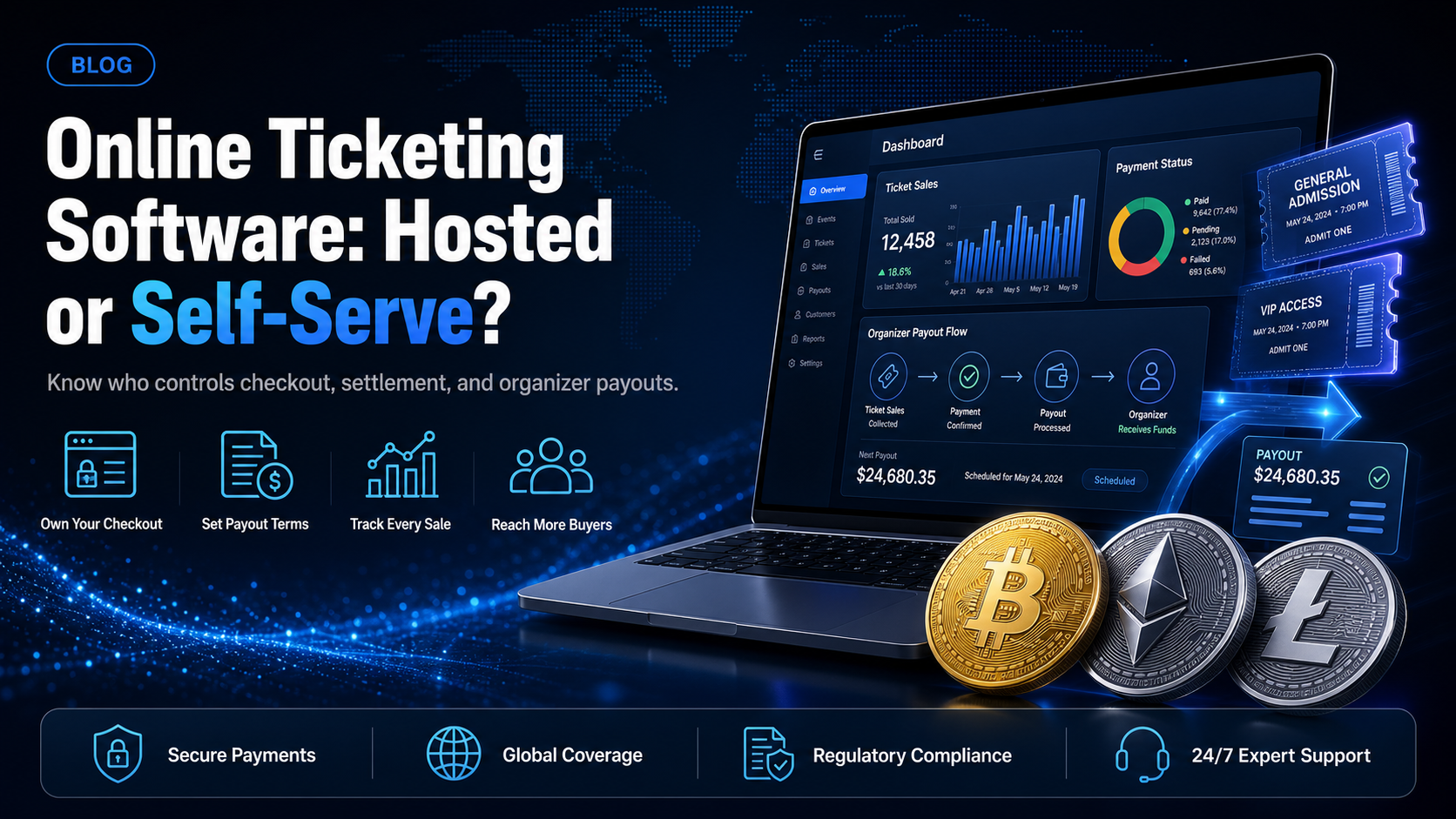 Online ticketing software: hosted, self-serve, and what you give up