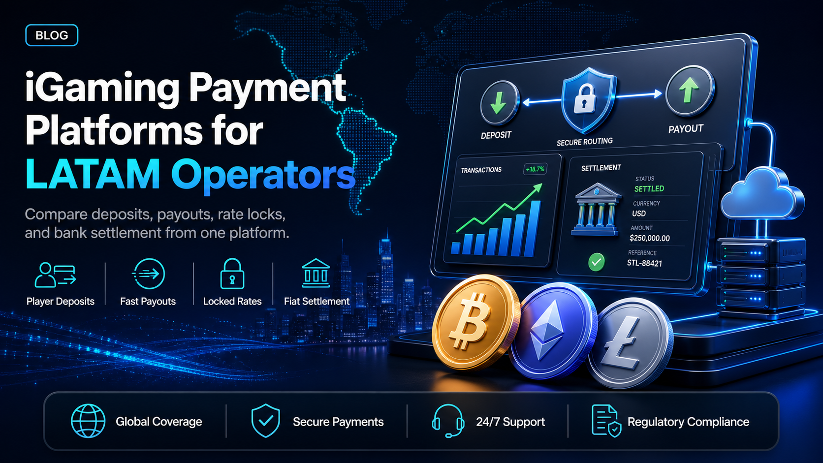 iGaming payment platforms compared for a Latin American operator