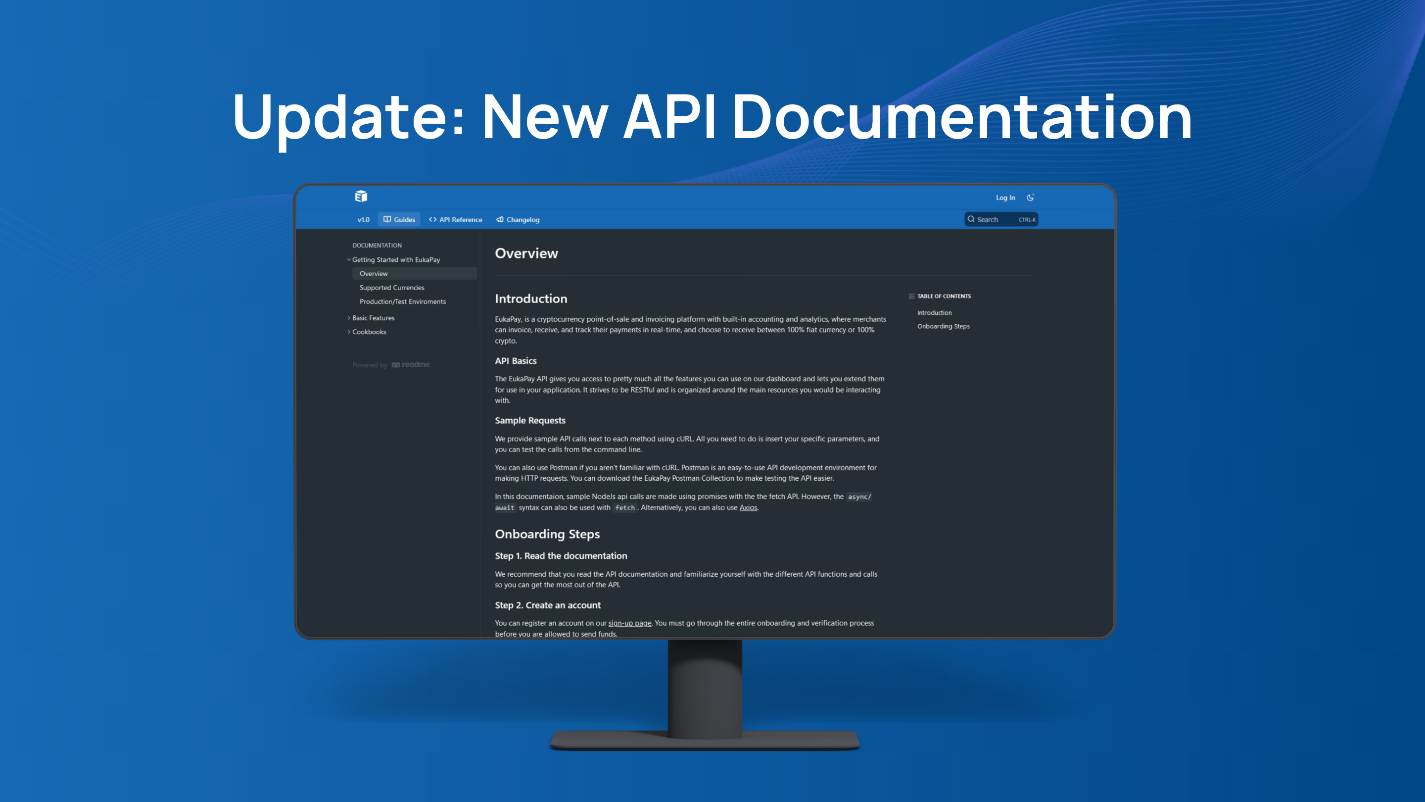 Product Update: API Documentation Refresh