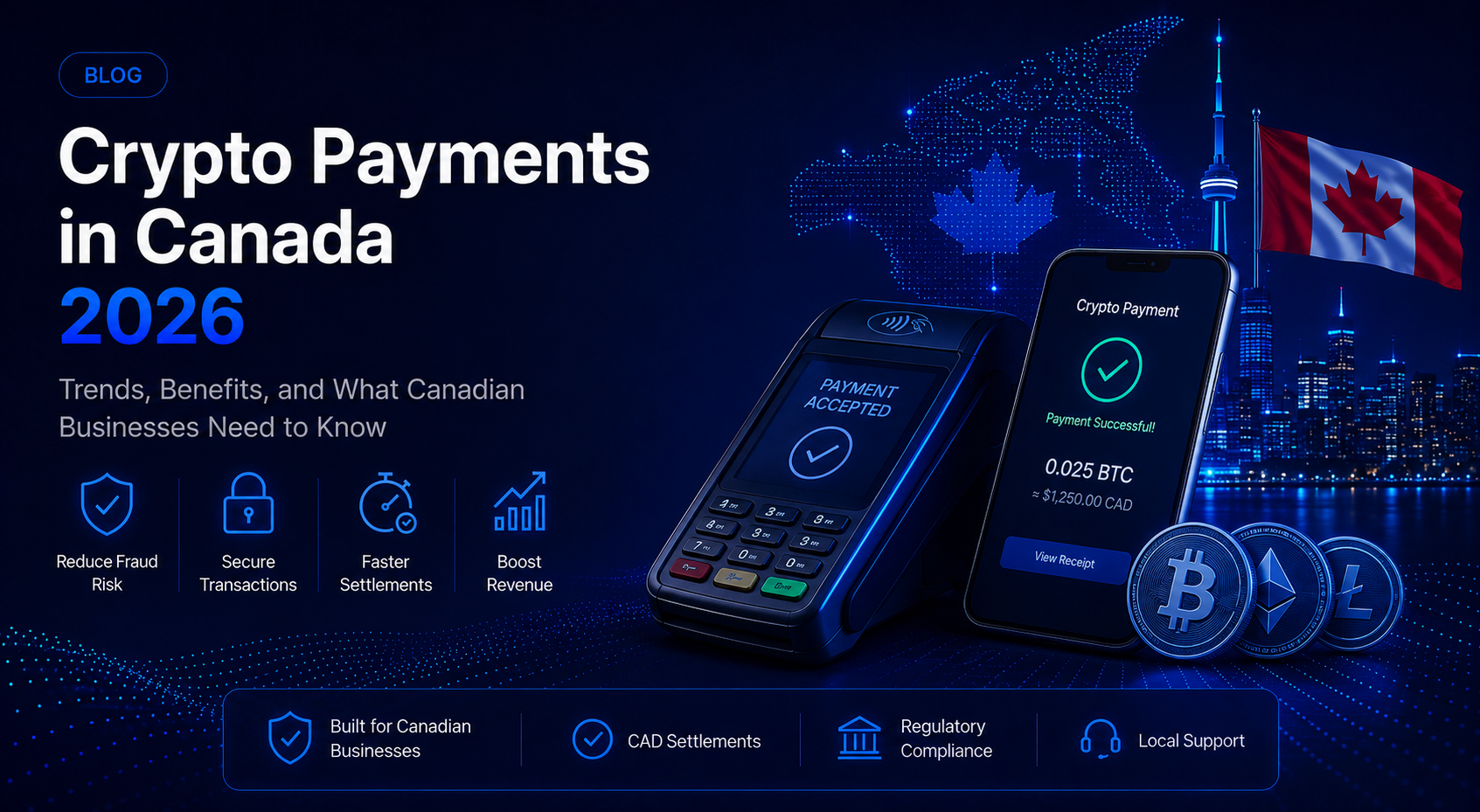 Crypto payments in Canada: 2026 guide for businesses