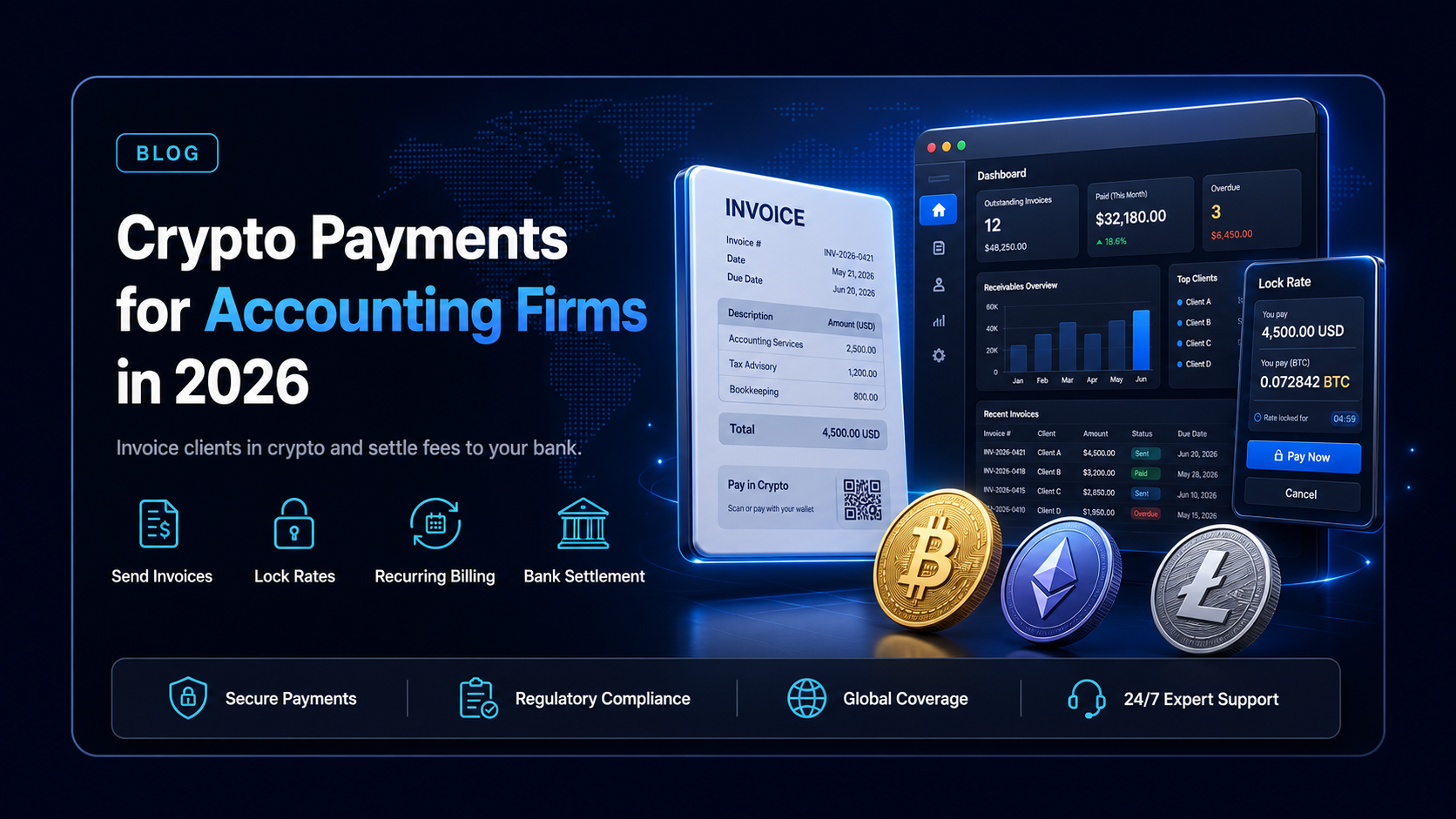 Crypto payment gateway for accounting firms in 2026