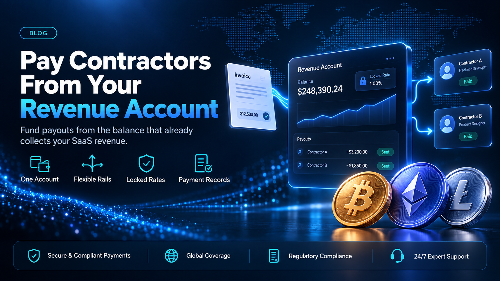 Contractor payments from the same account as your revenue