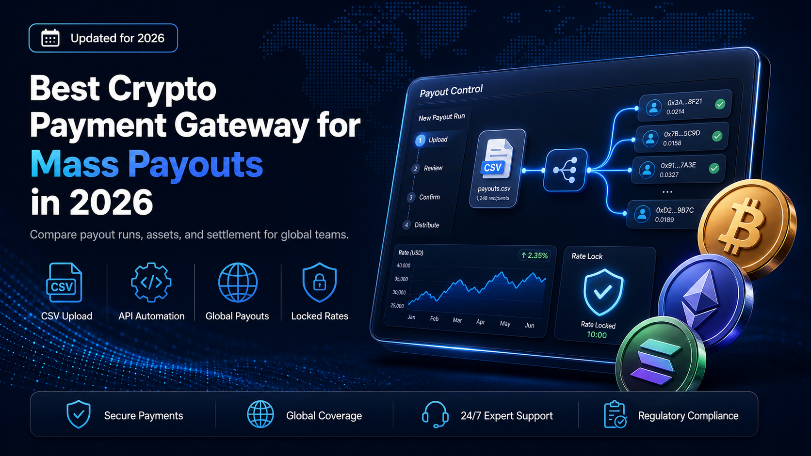 The best crypto payment gateway with payouts to accept and send stablecoins or crypto in 2026