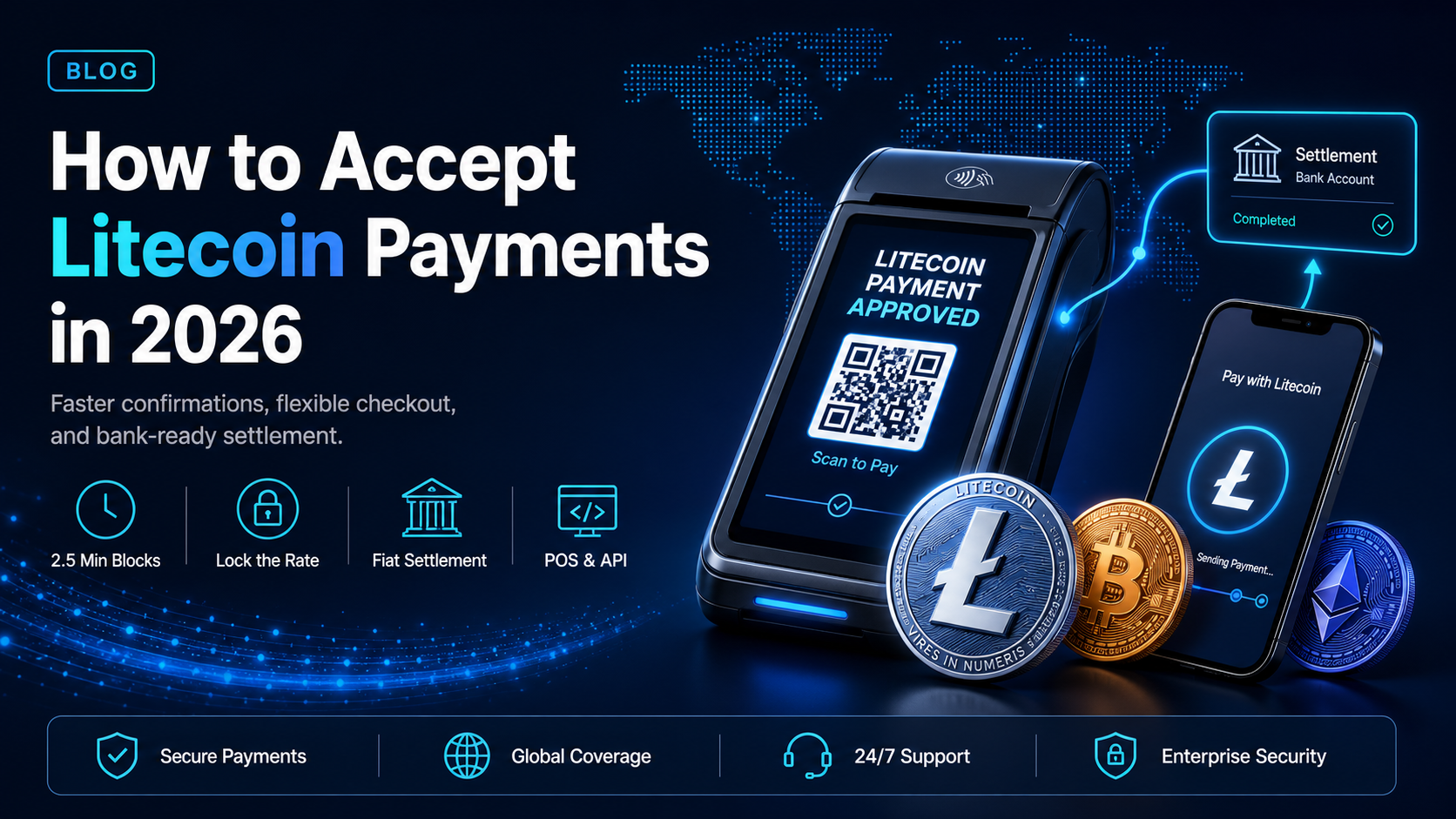 How to accept Litecoin payments in 2026