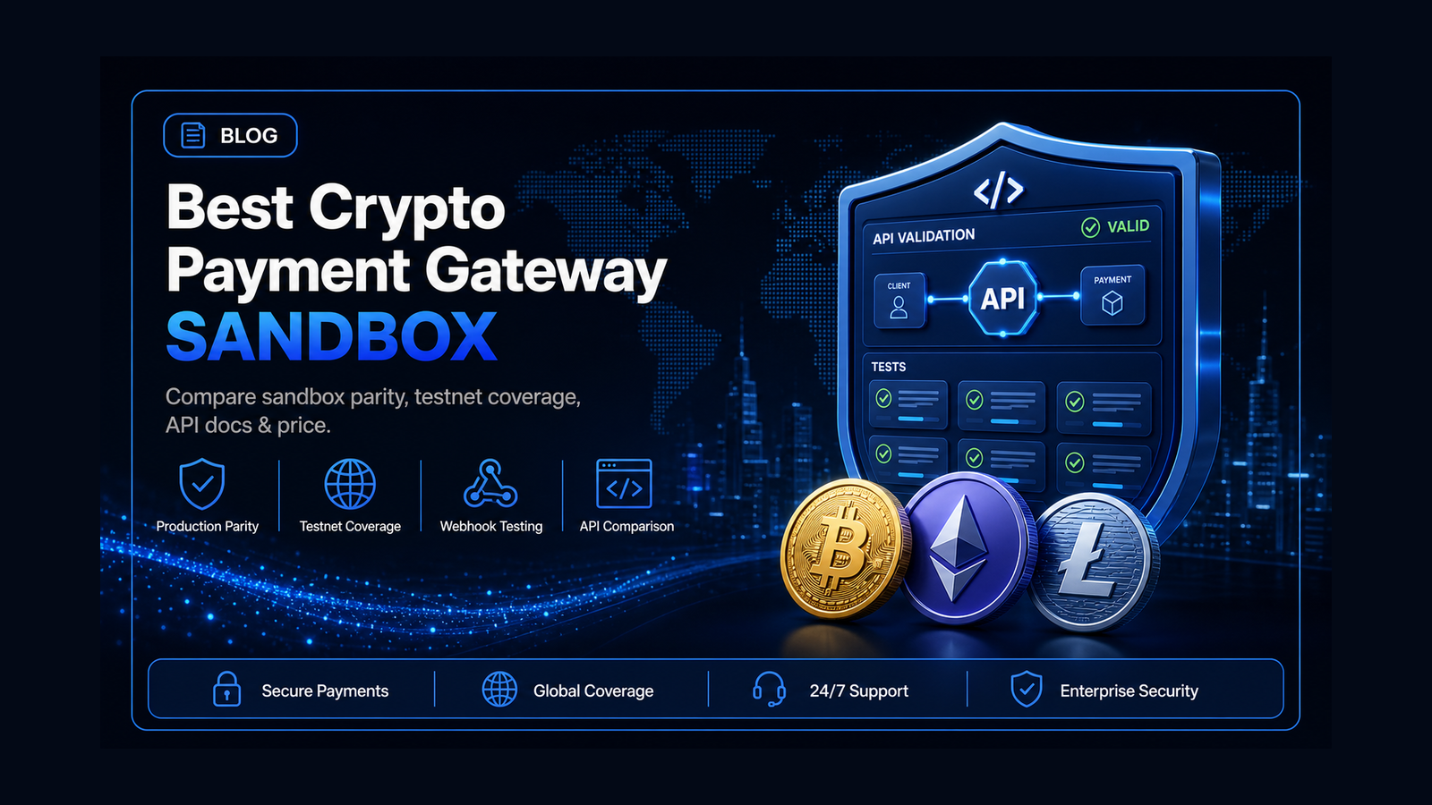 The best crypto payment gateway with an API sandbox to accept stablecoins or crypto in 2026