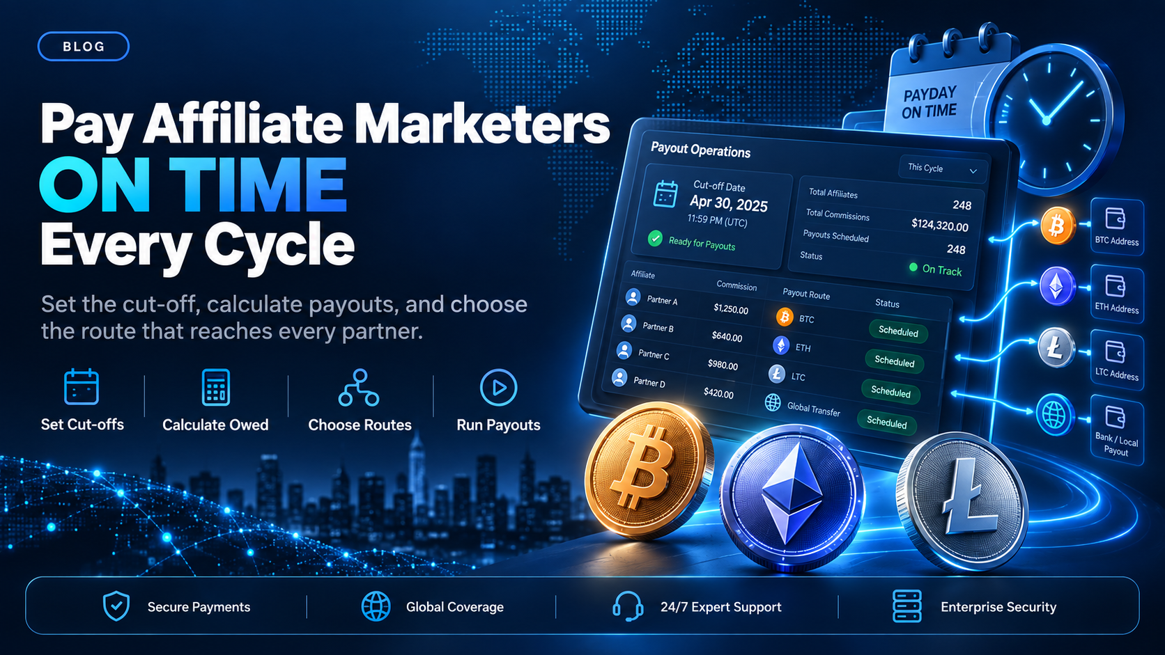 How to pay affiliate marketers on time, every cycle