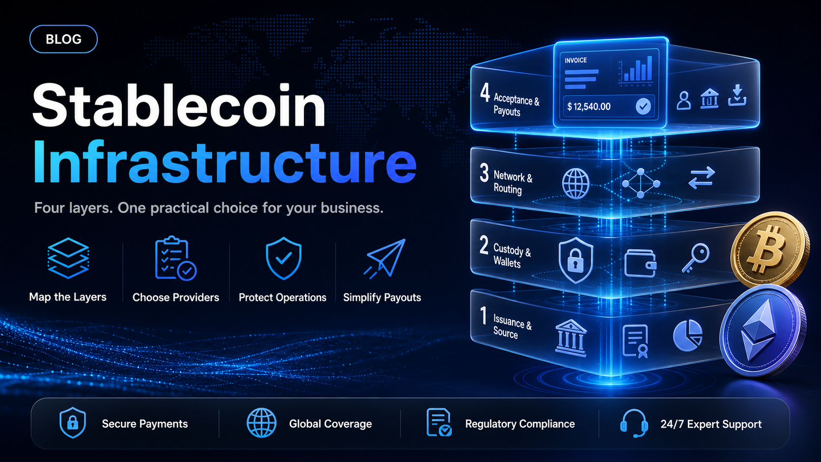 Stablecoin infrastructure: the layers and who owns each