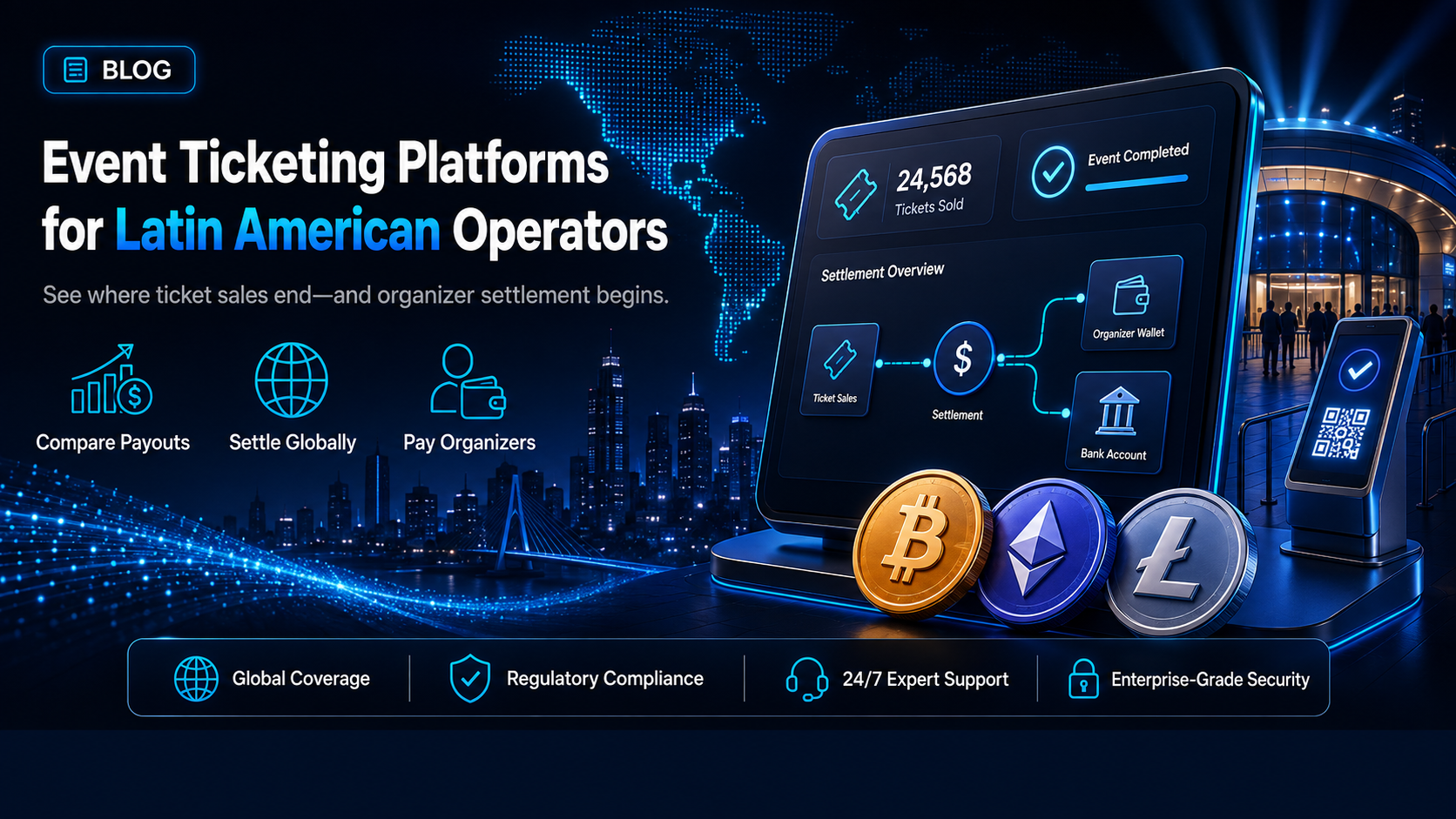 Event ticketing platforms for a Latin American operator