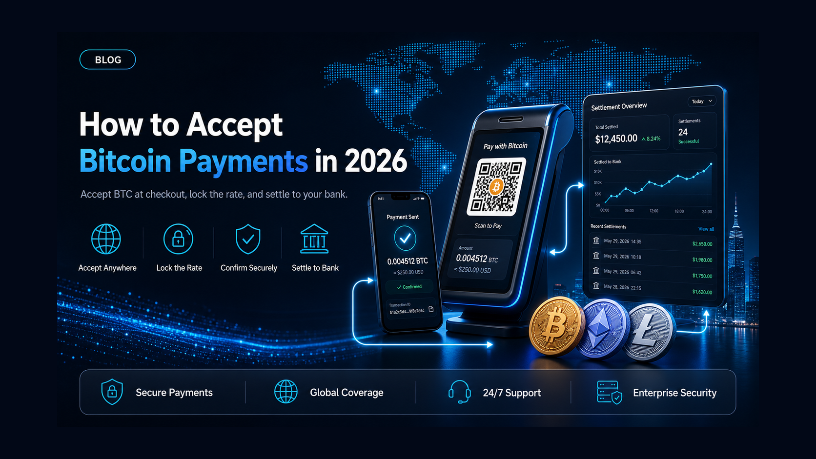 How to accept Bitcoin payments in 2026