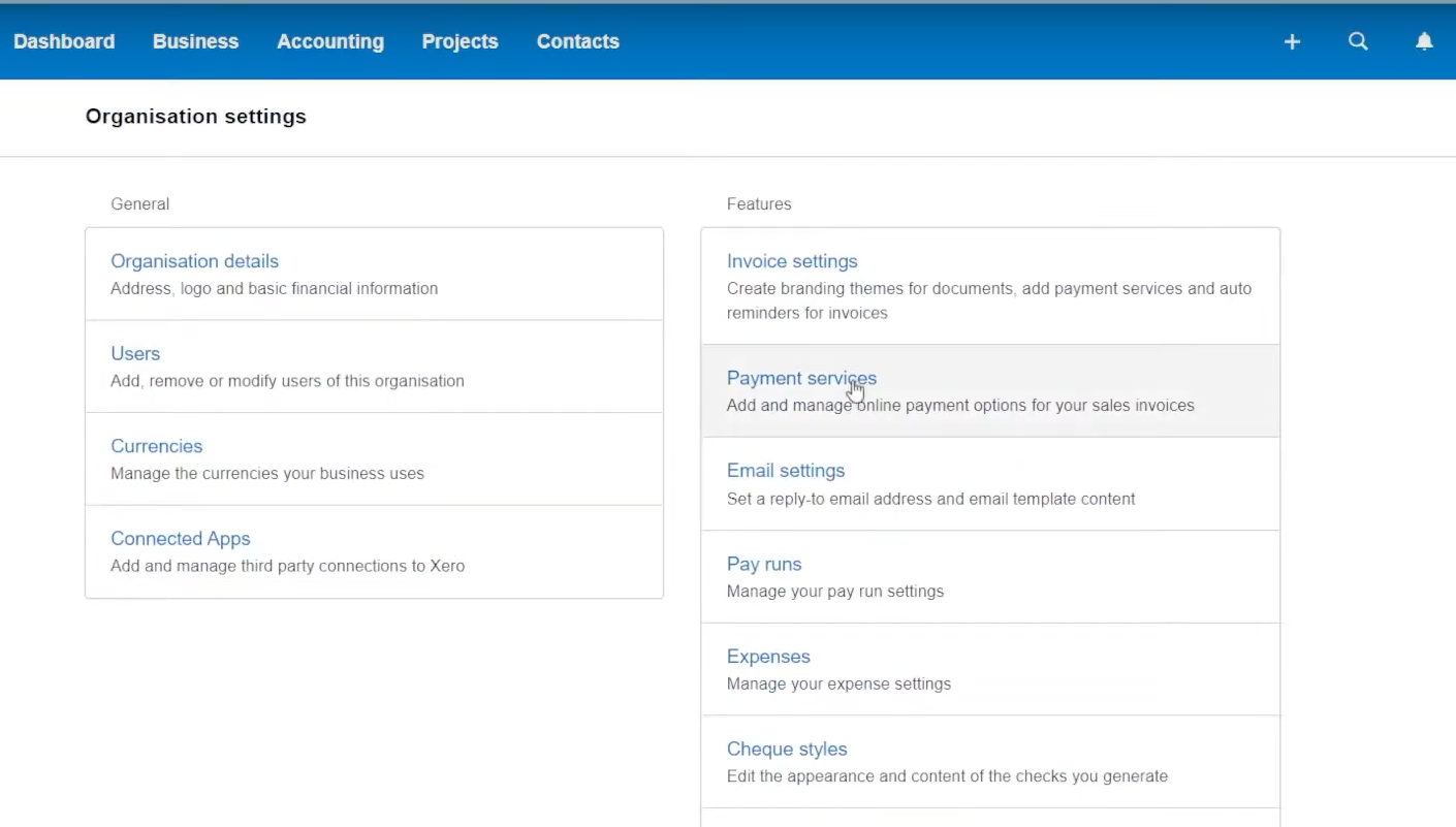 xero invoice step2