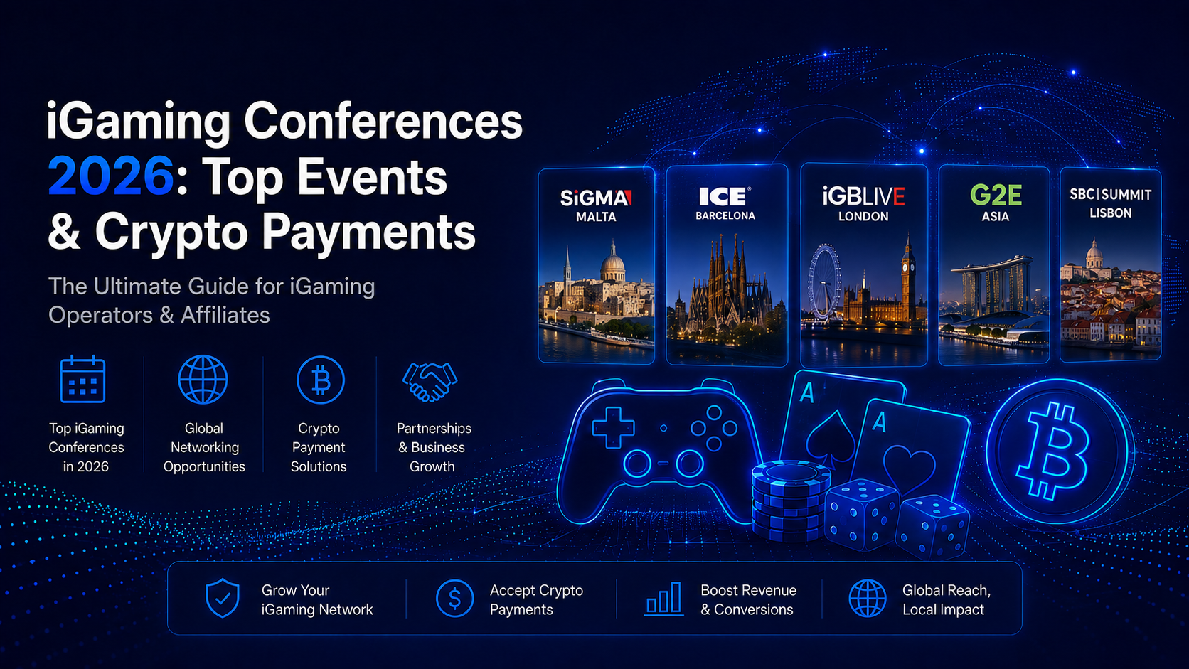 iGaming conferences 2026 for crypto payments