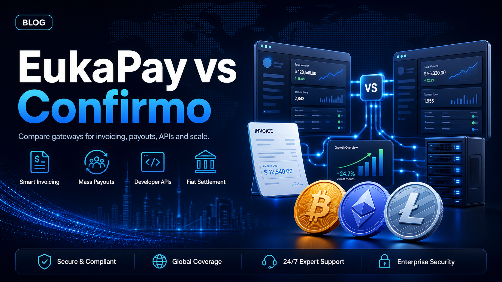 EukaPay vs Confirmo: Crypto Payment Gateway Comparison
