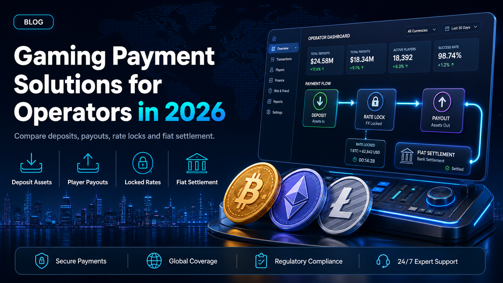 Gaming payment solutions compared for operators in 2026