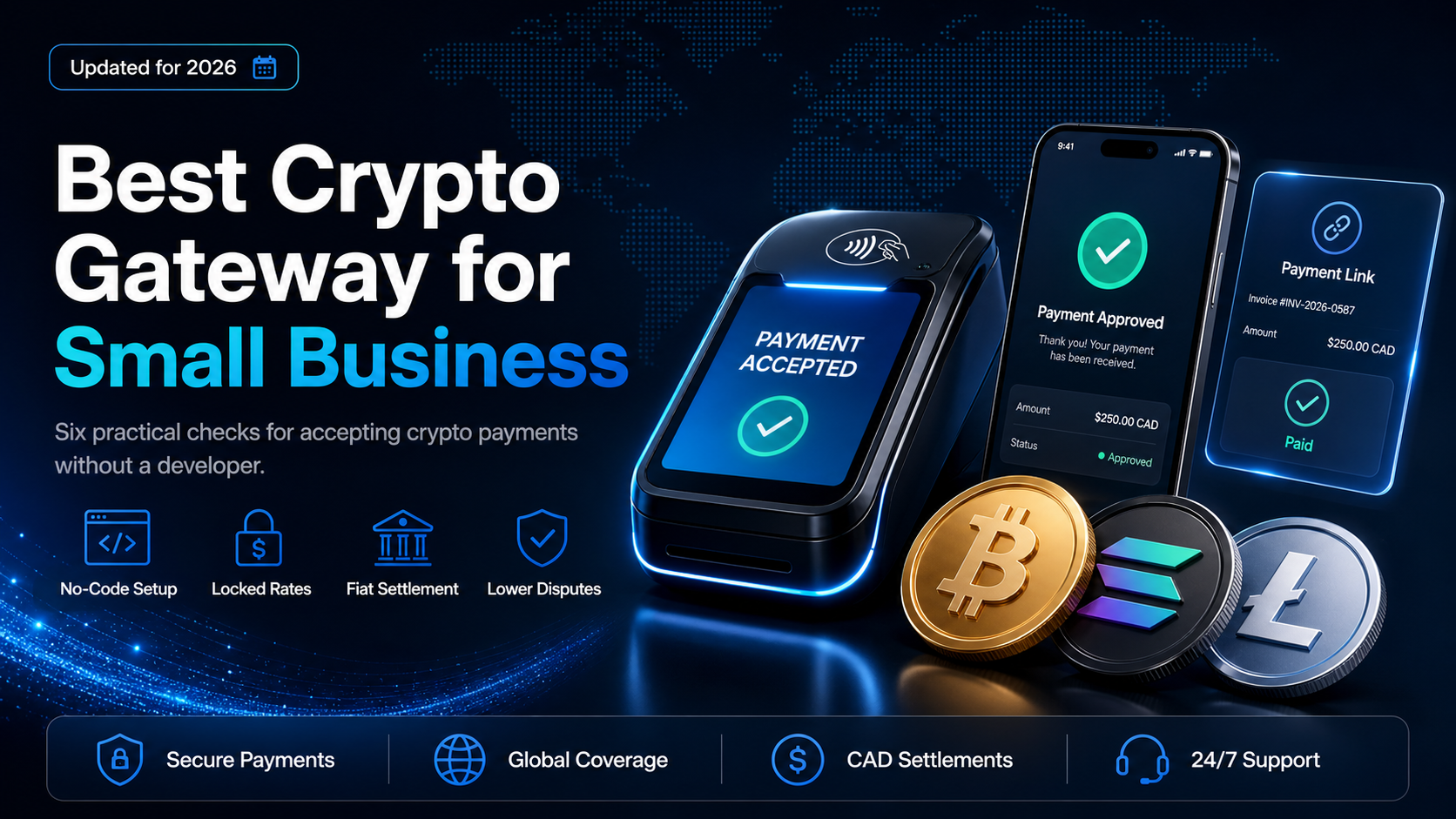 Best crypto payment gateway for small business in 2026: how to accept stablecoins or crypto