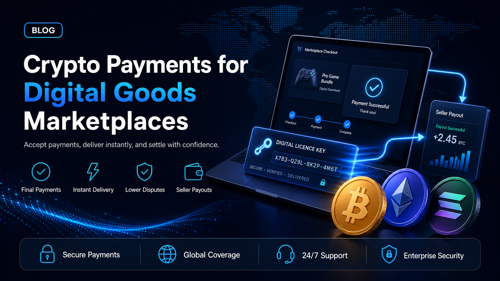 Crypto payments for digital goods marketplaces: stablecoins or crypto