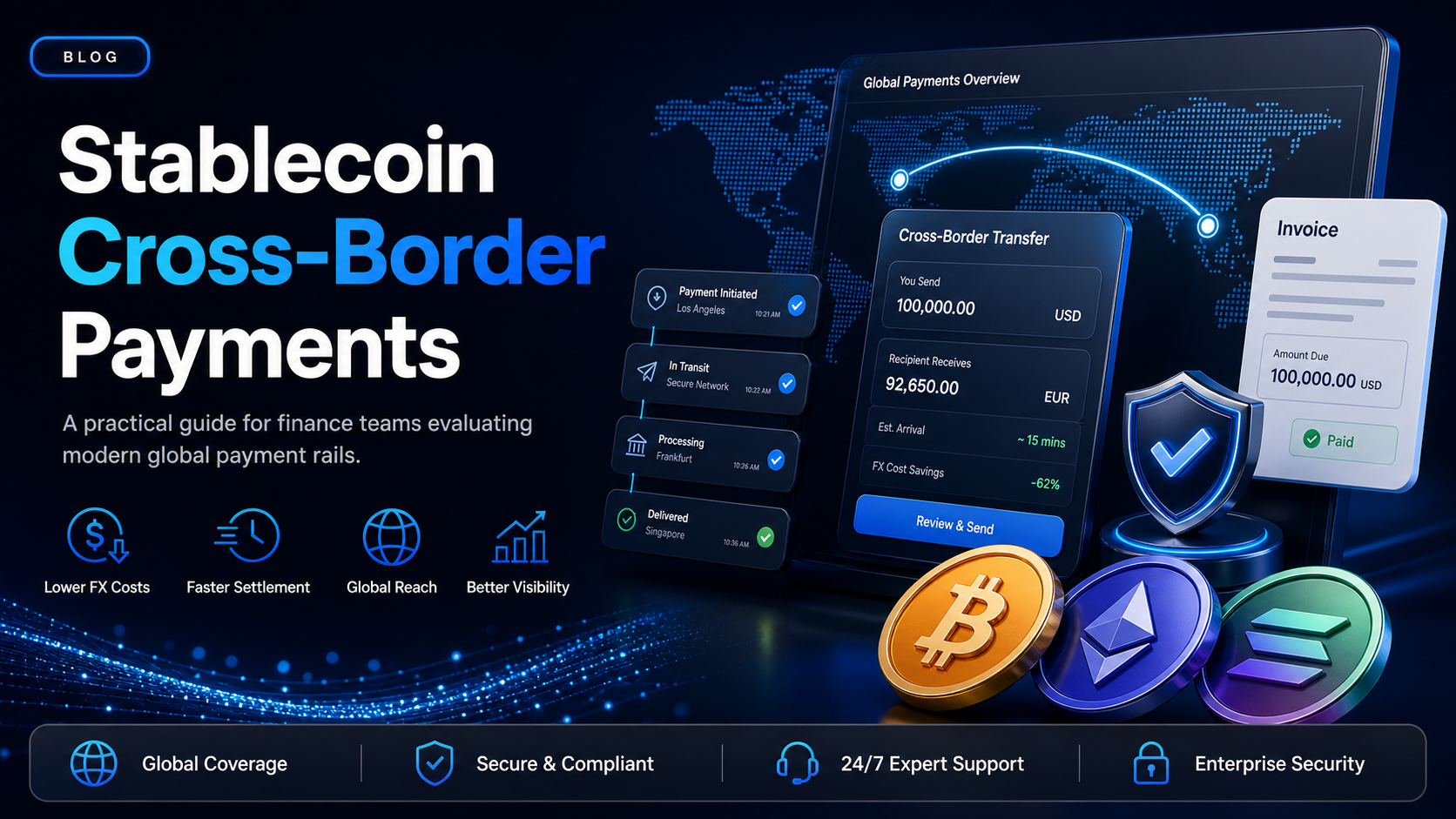 Stablecoin cross-border payments end to end