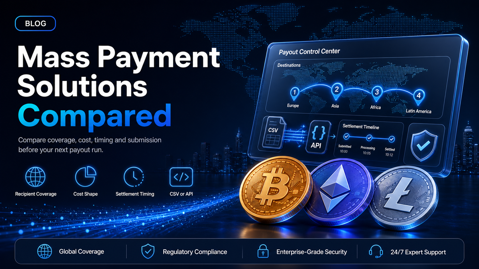 Mass payment solutions compared: what operators evaluate