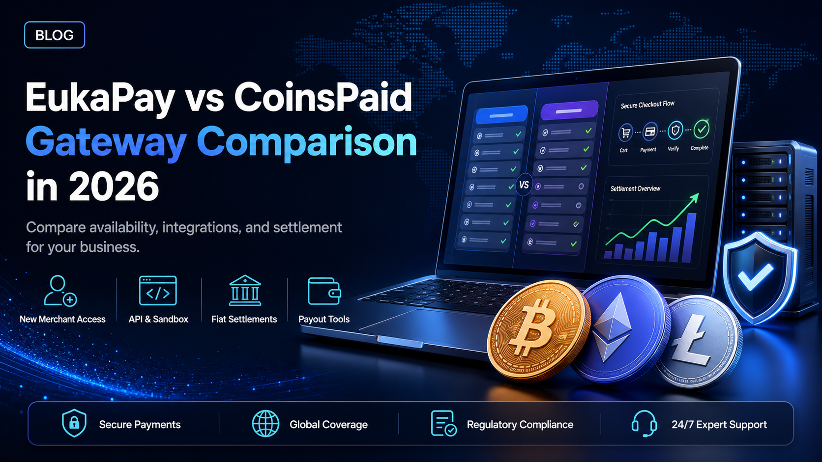 EukaPay vs CoinsPaid: comparing gateways for stablecoins or crypto in 2026