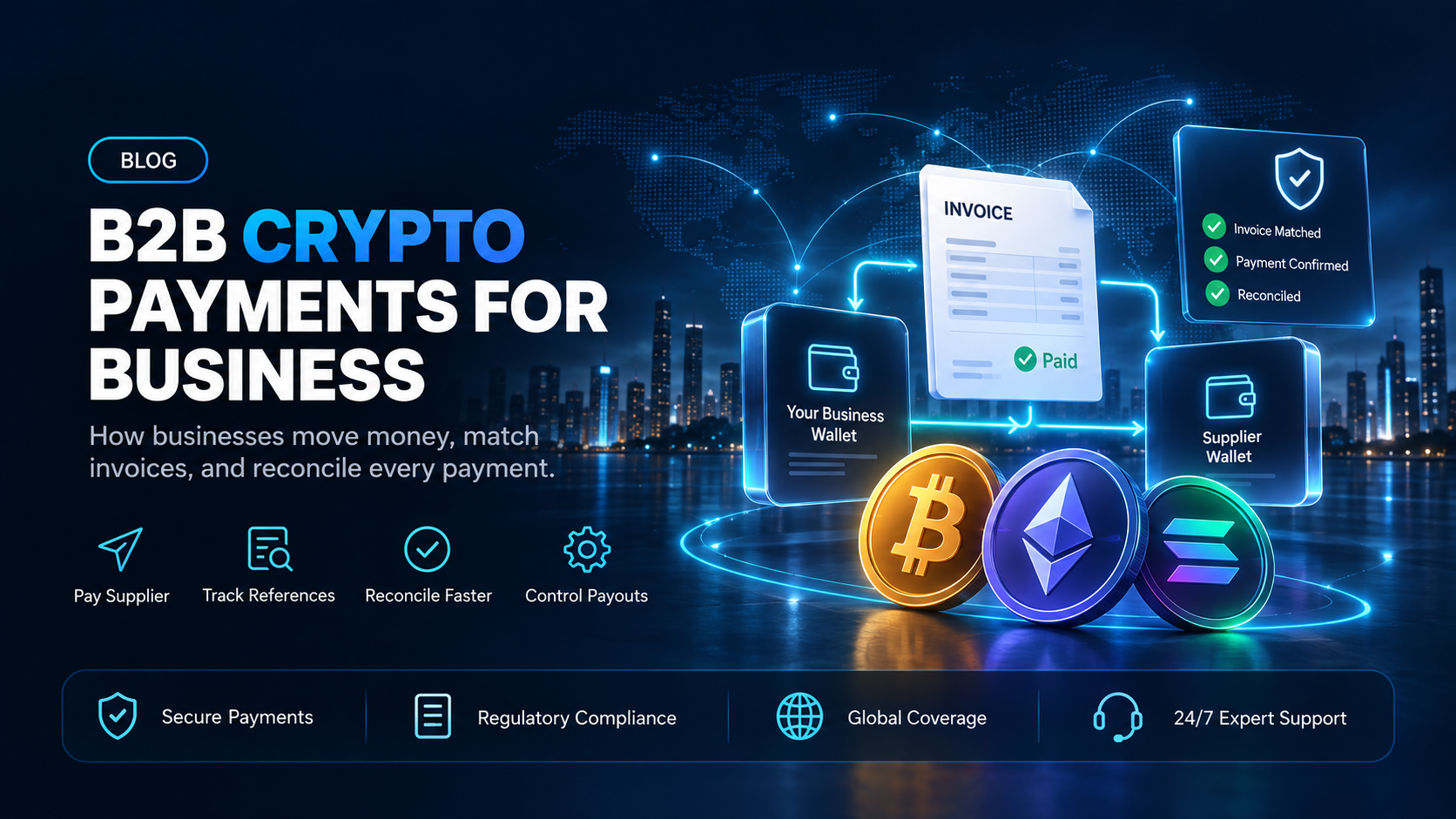 B2B crypto payments: how one business pays another