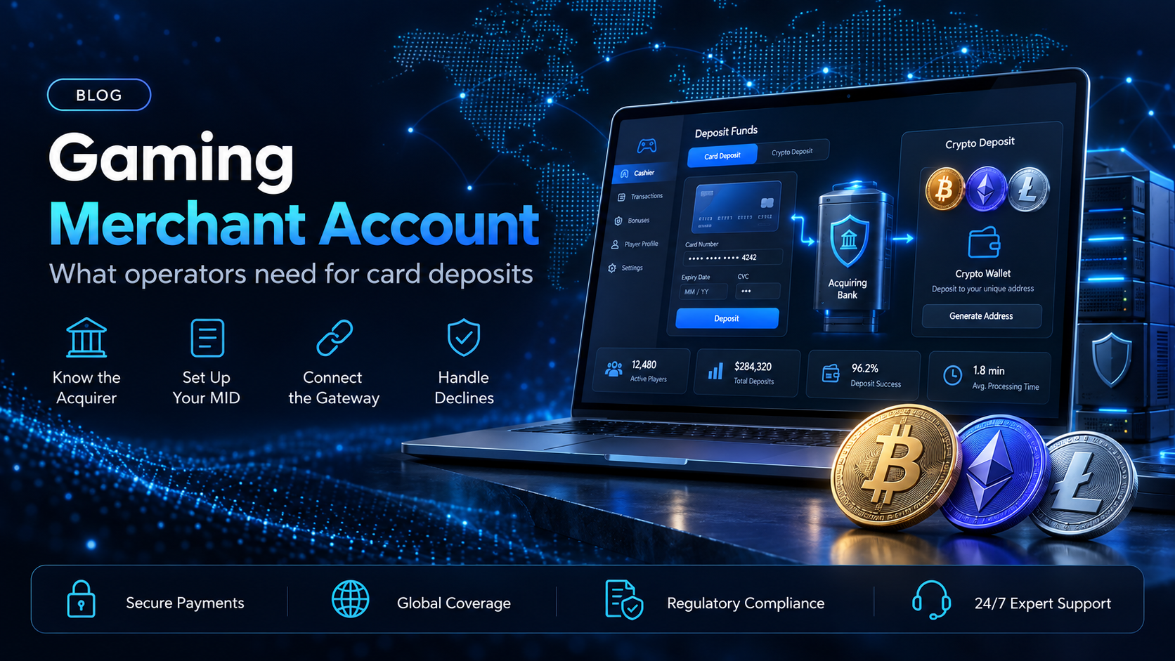Gaming merchant account: what it is and what operators need