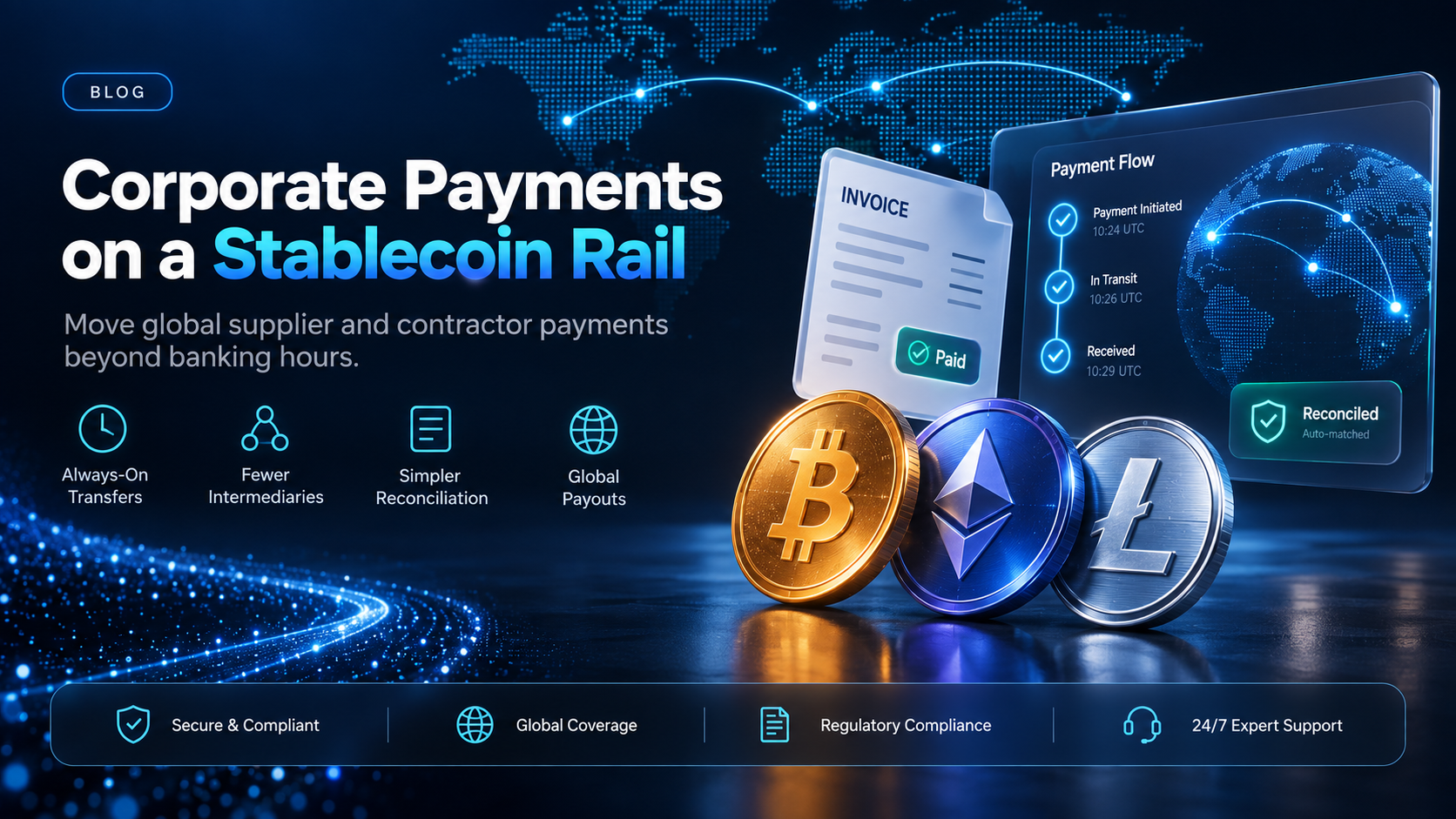 Benefits of stablecoins for corporate payments