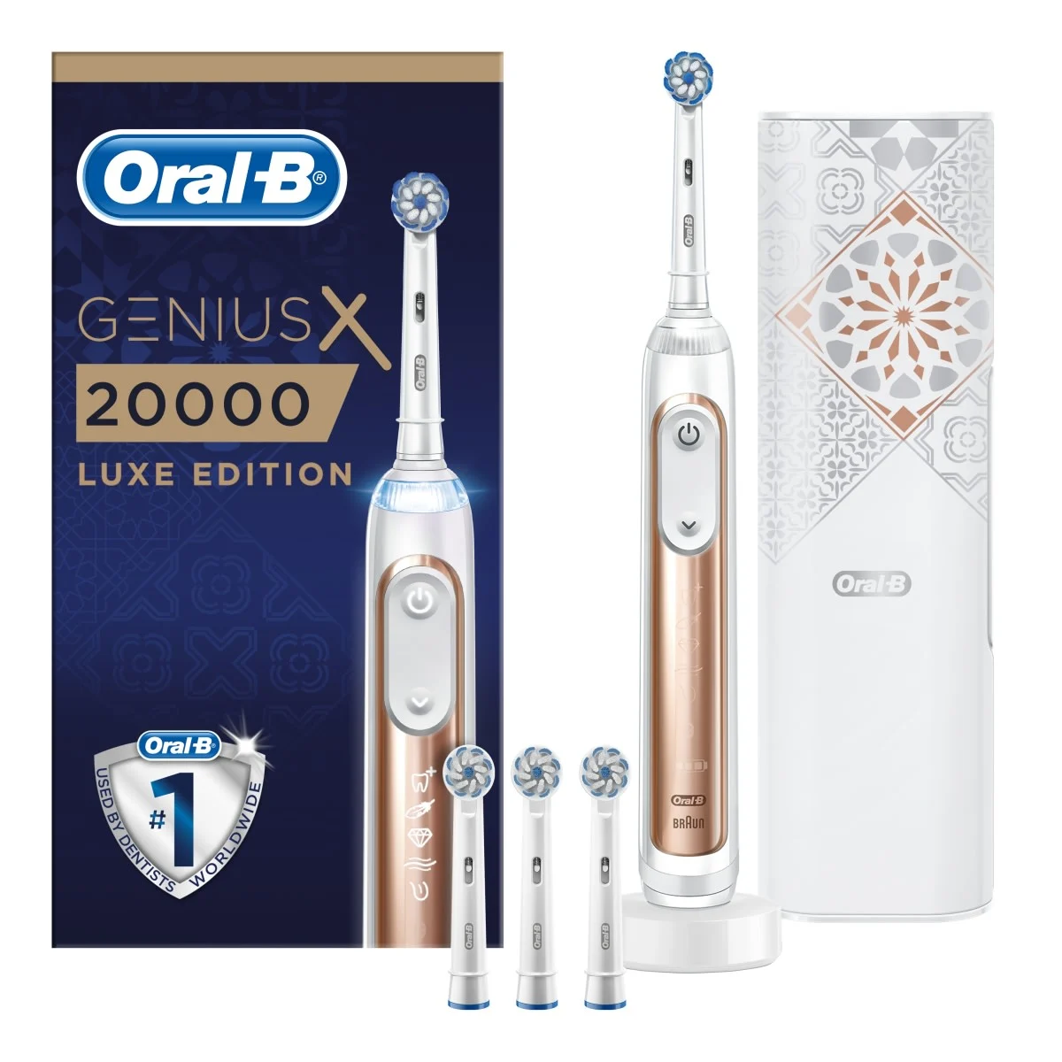 Oral-B Genius X 20000 Luxe Edition Rose Gold Akıllı Diş Fırçası 