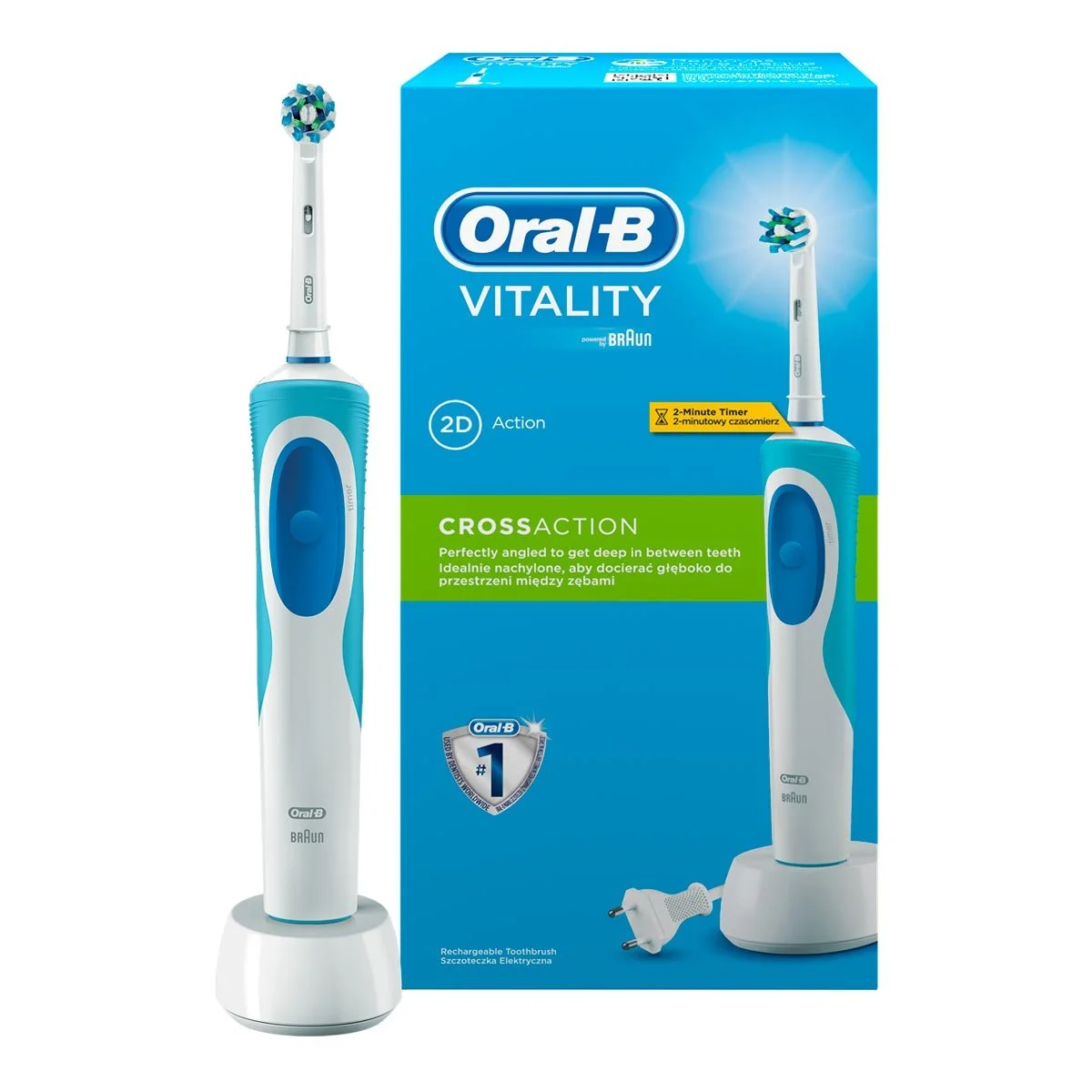 Oral-B Vitality Cross Action Şarjlı Fırça 