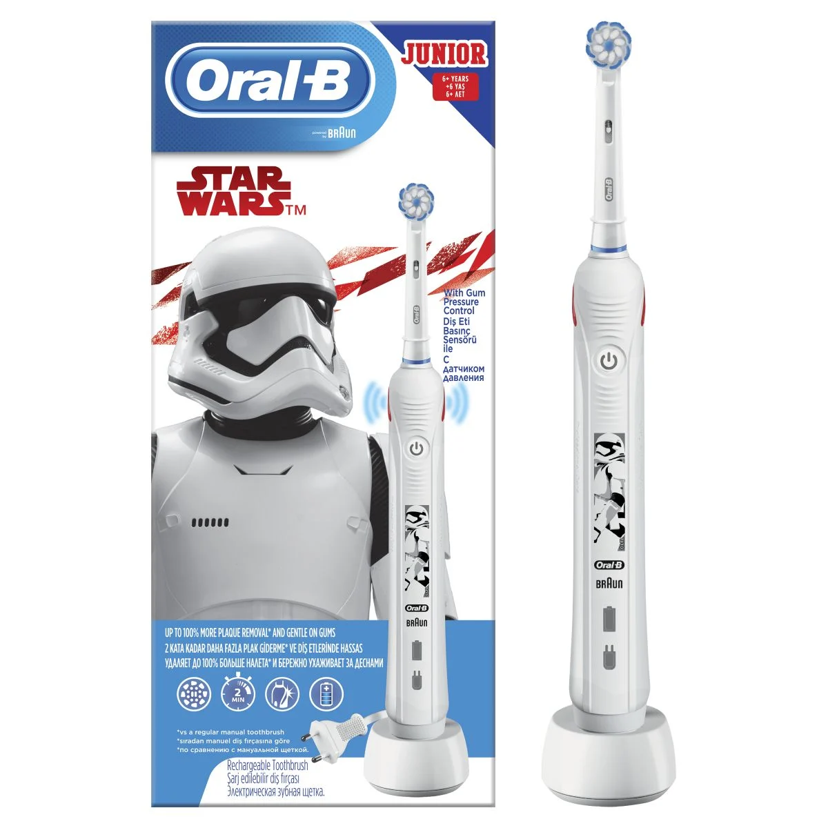 Oral-B Junior Elektrikli Diş Fırçası Yıldız Savaşları 