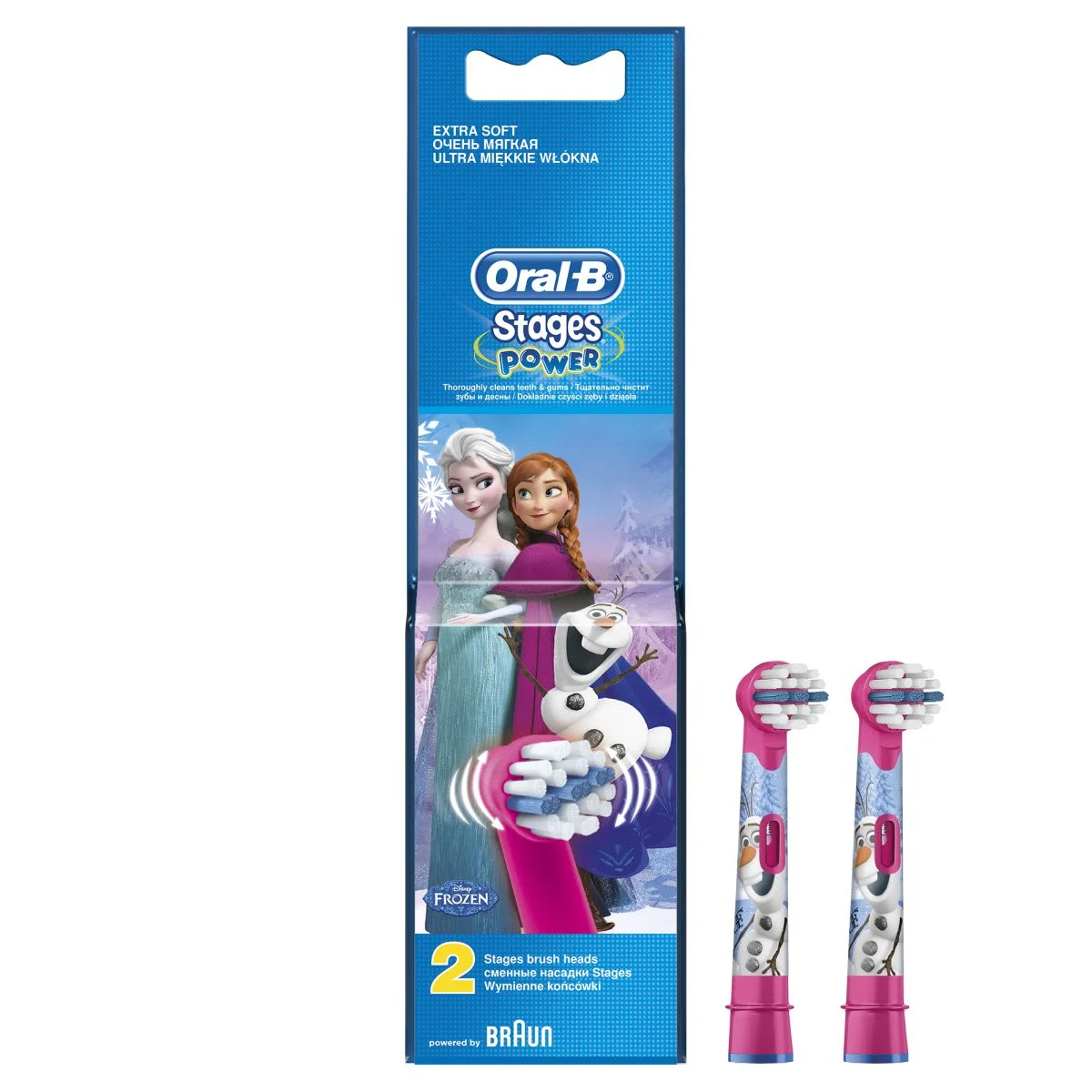 Oral-B Çocuklar Için Frozen Karakterli Şarjlı Diş Fırçası Başlığı 