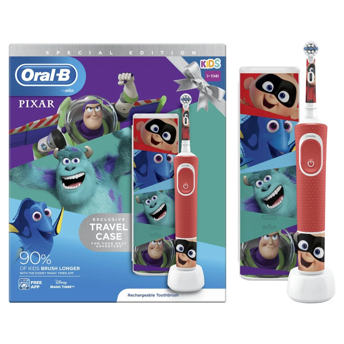 Oral-B Kids Elektrikli Diş Fırçası Best of Pixar 