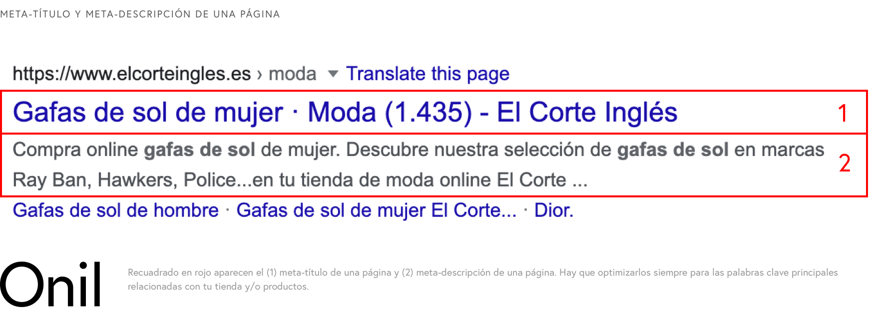 Meta-title and meta-description in google