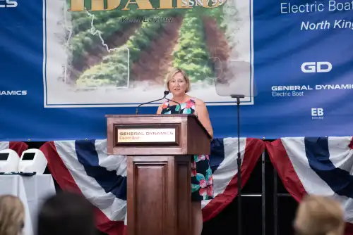 USS IDAHO Keel Laying