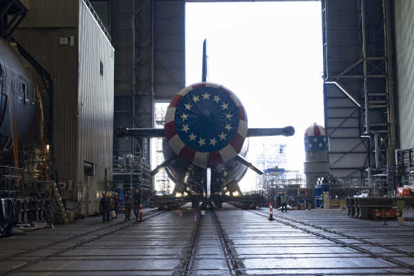 New Time-Lapse Videos of Future USS IDAHO Roll Out from Electric Boat on June 24