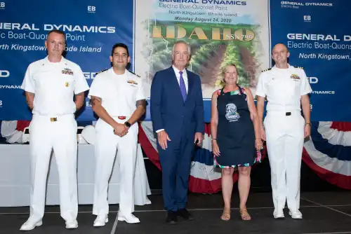 USS IDAHO Keel Laying