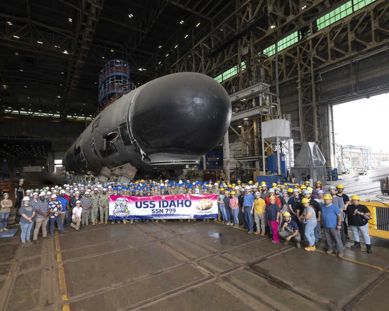 USS IDAHO SSN 799 To Be Christened on Saturday