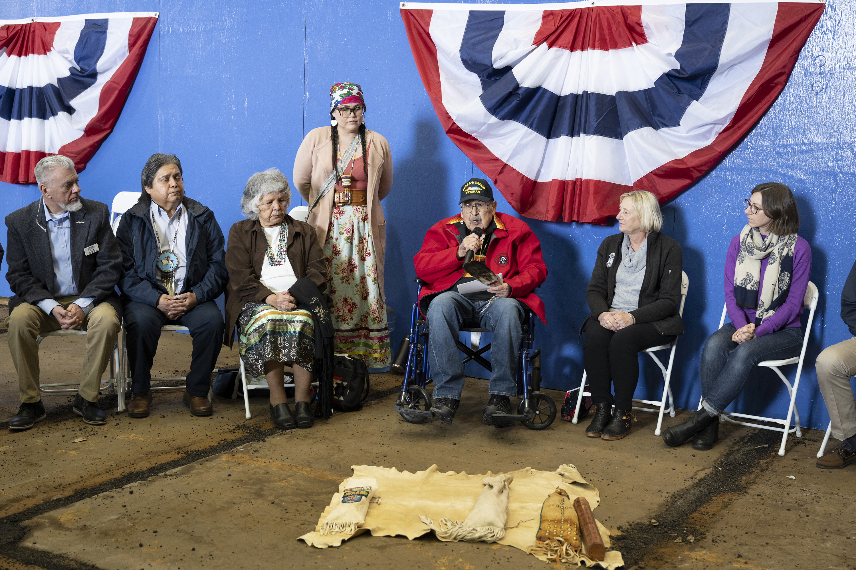 Nez Perce Tribal Elder and retired Navy Chief Petty Officer, Wilfred 