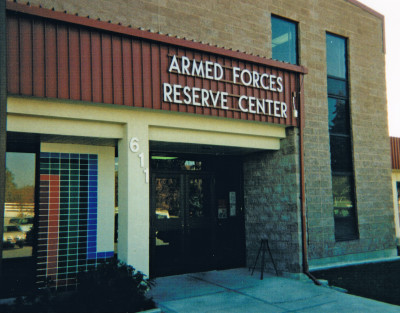 Front of Naval Reserve Facility Pocatello November 1997