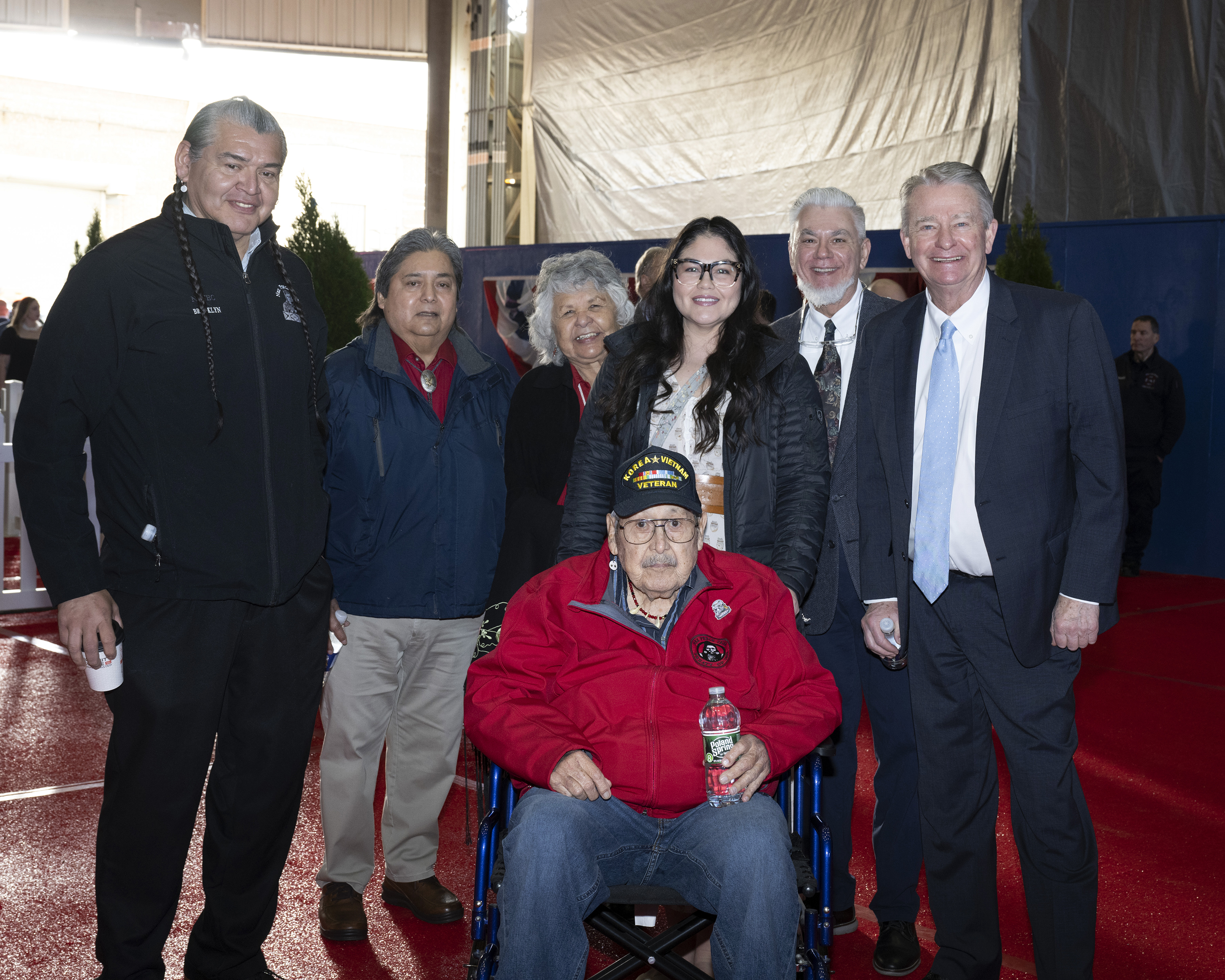 Nez Perce Delegation and Gov. Brad Little