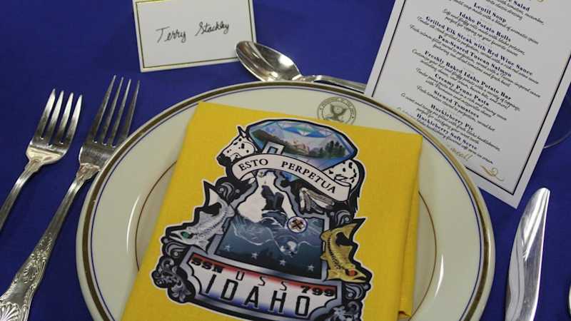 Future USS IDAHO Submarine Opens Ship's Galley