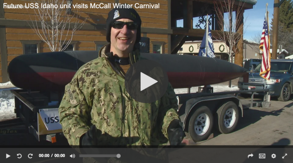 Future USS Idaho unit visits McCall Winter Carnival
