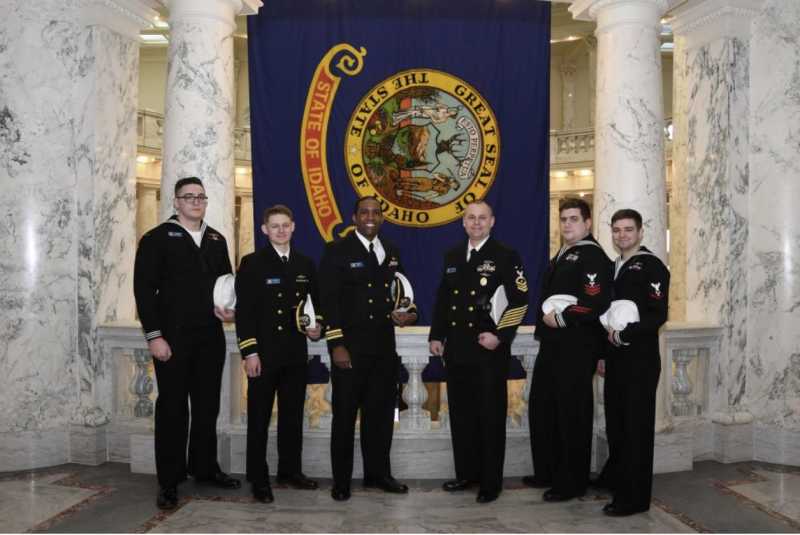 Future USS Idaho Crewmembers Visit Namesake State