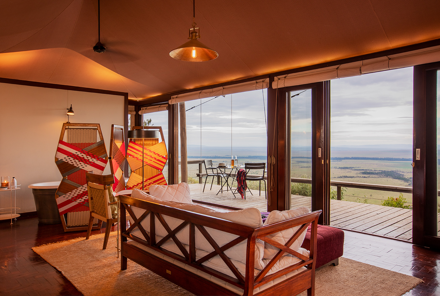Angama Mara Tented Suite Views